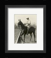 M.J. Waterbury, polo player Fine Art Print