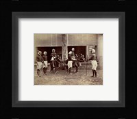 Manipur Polo Players 1875 Framed Print
