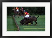 Polo - red and yellow Fine Art Print