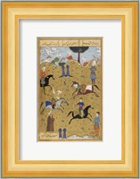 Polo game from poem Guy Chawgan Fine Art Print