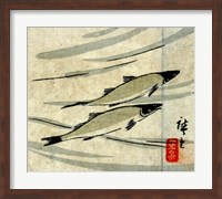 Hiroshige III - Ayu zu Fine Art Print