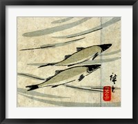 Hiroshige III - Ayu zu Fine Art Print