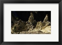 Rock formations at a canyon, Grand Canyon of the Yellowstone, Yellowstone River, Yellowstone National Park, Wyoming, USA Fine Art Print