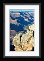Rock Close-Up at the Grand Canyon Framed Print