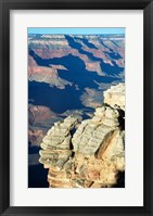 Rock Close-Up at the Grand Canyon Framed Print