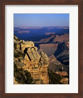 High angle view of rock formations, Grand Canyon National Park, Arizona, USA Fine Art Print