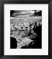 Grand Canyon National Park (wide angle, black & white) Fine Art Print