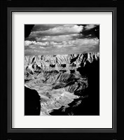 Grand Canyon National Park (wide angle, black & white) Fine Art Print