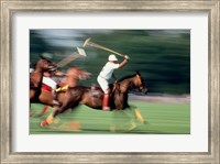 Polo - running horses Fine Art Print