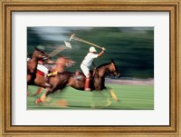 Polo - running horses Fine Art Print