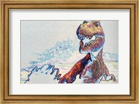 Close-up of a tyrannosaurus rex in color Fine Art Print