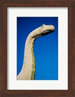 High section view of a statue of a dinosaur, Palm Springs, California, USA Fine Art Print