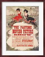 The Pastime moving picture show Fine Art Print