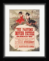 The Pastime moving picture show Fine Art Print