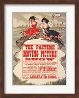 The Pastime moving picture show Fine Art Print