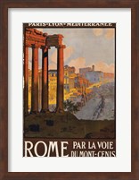 Rome Vintage Travel Fine Art Print