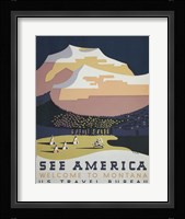 See America Welcome to Montana Framed Print