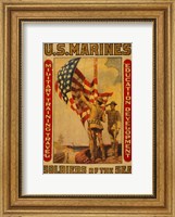 U.S. Marines - Soldiers of the sea Fine Art Print