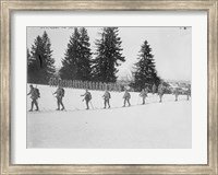 Austrians on Skis Fine Art Print