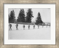 Austrians on Skis Fine Art Print