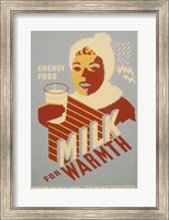Milk - for warmth Energy food Fine Art Print