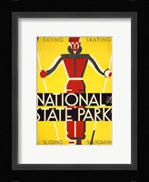 National and state parks, skiing, skating, sliding, sleighing Fine Art Print
