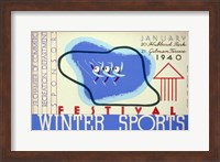 Winter sports festival, Jr. Chamber of Commerce Fine Art Print