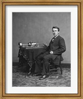 Edison and phonograph Fine Art Print