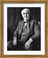 Thomas Edison Seated Fine Art Print