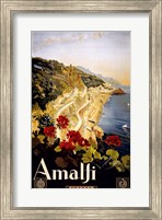 Amalfi, travel poster Fine Art Print