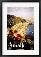 Amalfi, travel poster Fine Art Print