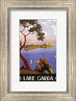Lake Garda Travel Poster Fine Art Print