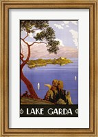 Lake Garda Travel Poster Fine Art Print