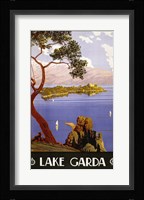 Lake Garda Travel Poster Fine Art Print