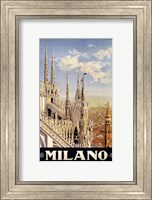 Milano Travel Poster Fine Art Print