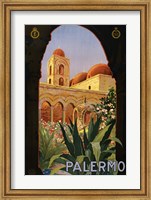 Palermo, travel poster 1920 Fine Art Print