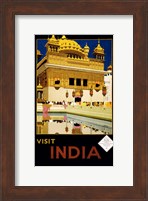 Visit India, travel poster, 1935 Fine Art Print