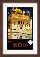 Visit India, travel poster, 1935 Fine Art Print