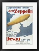 Zeppelin in Devau 1939 Fine Art Print