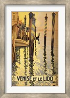 Venise et le Lido travel poster 1920 Fine Art Print