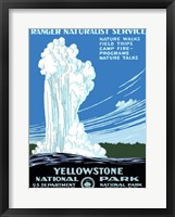Yellowstone National Park poster 1938 Fine Art Print