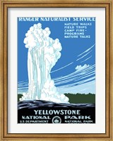 Yellowstone National Park poster 1938 Fine Art Print