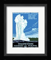 Yellowstone National Park poster 1938 Fine Art Print