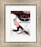 Nordiska spel affisch 1901 Fine Art Print