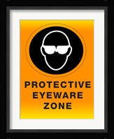 Safety Glasses Framed Print