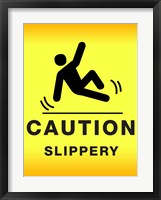 Safety Fall Framed Print