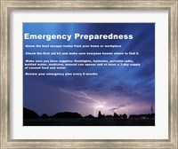 Emergency Preparedness Fine Art Print