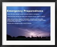 Emergency Preparedness Fine Art Print