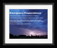 Emergency Preparedness Fine Art Print