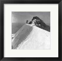 Washington - Mount Rainier Top of Gibralter Rock Fine Art Print